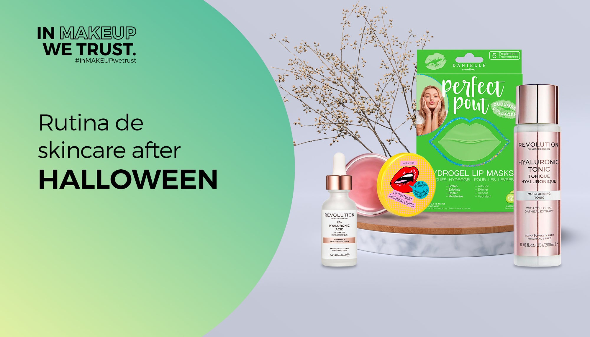 Rutina de skincare after Halloween