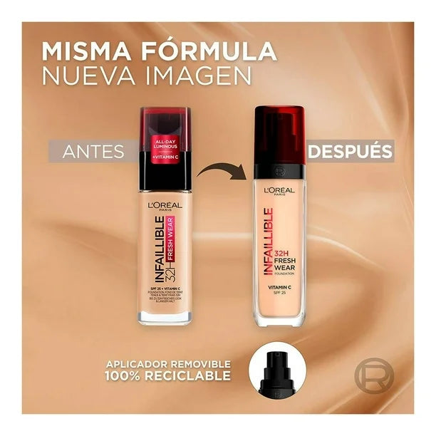 BASE DE MAQUILLAJE INFALLIBLE FOUNDATION - LOREAL PARIS