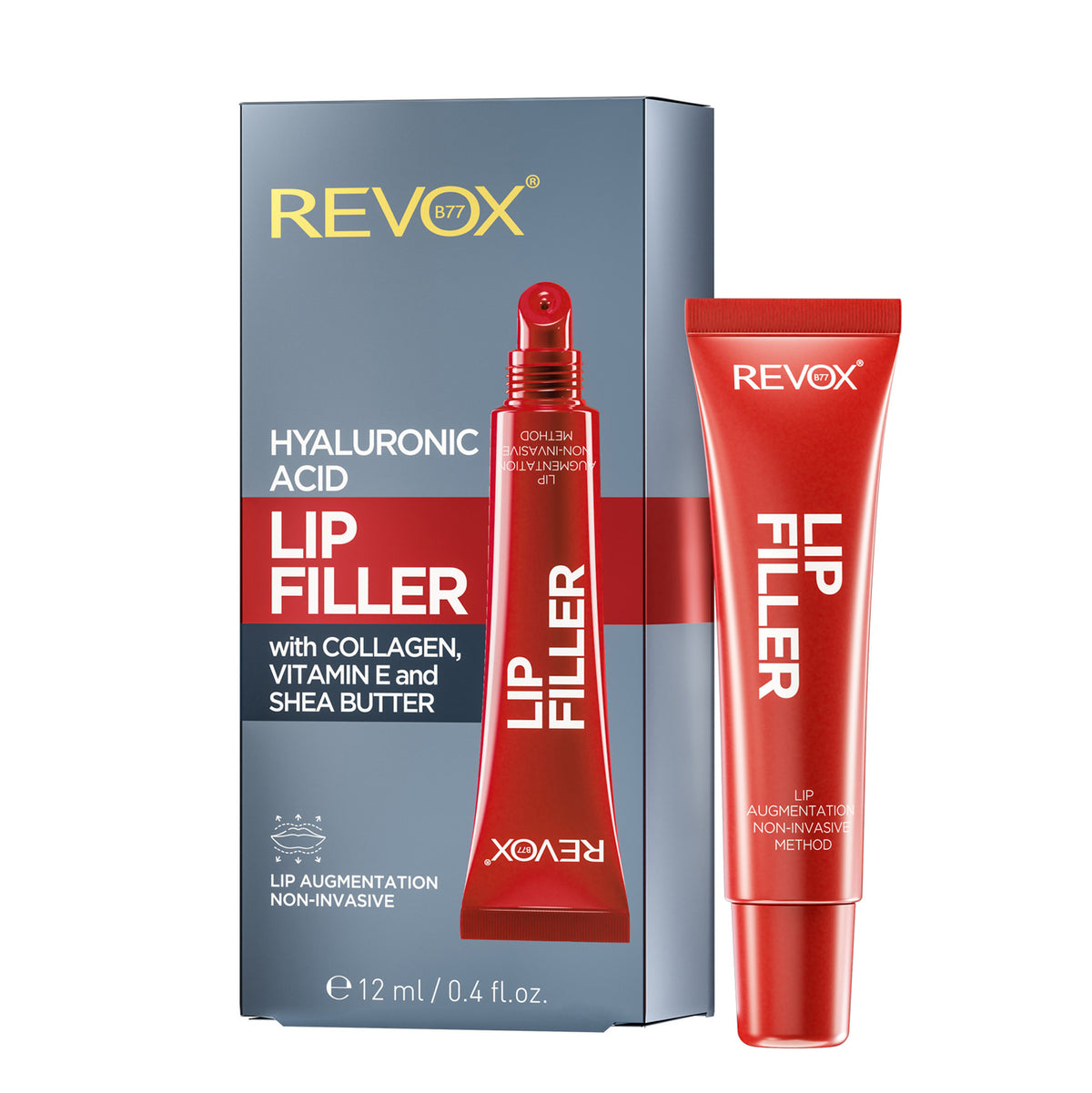 VOLUMINIZADOR DE LABIOS NO INVASIVO CON ÁCIDO HIALURÓNICO HYALURONIC ACID LIP FILLER - REVOX B77