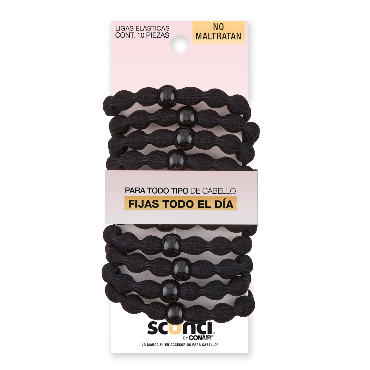 LIGAS ELASTICAS ALL DAY HOLD 10 PZAS - SCUNCI