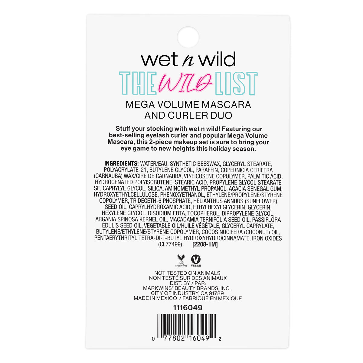MASCARA AND LASH CURLER DUO - OUTLET WETNWILD