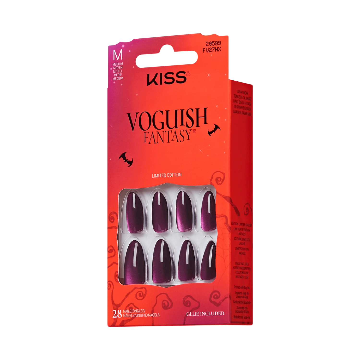 UÑAS POSTIZAS VOGUISH FANTASY NAILS DEVILISH DISCO - KISS