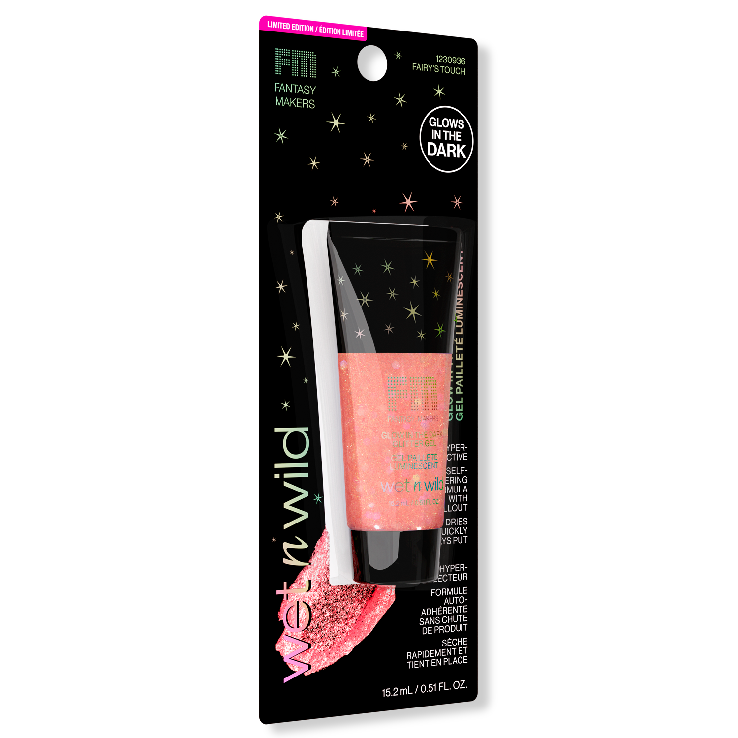 GLITTER EN GEL GLOW IN THE DARK FAIRYS TOUCH FANTASY MAKERS - OUTLET WET N WILD