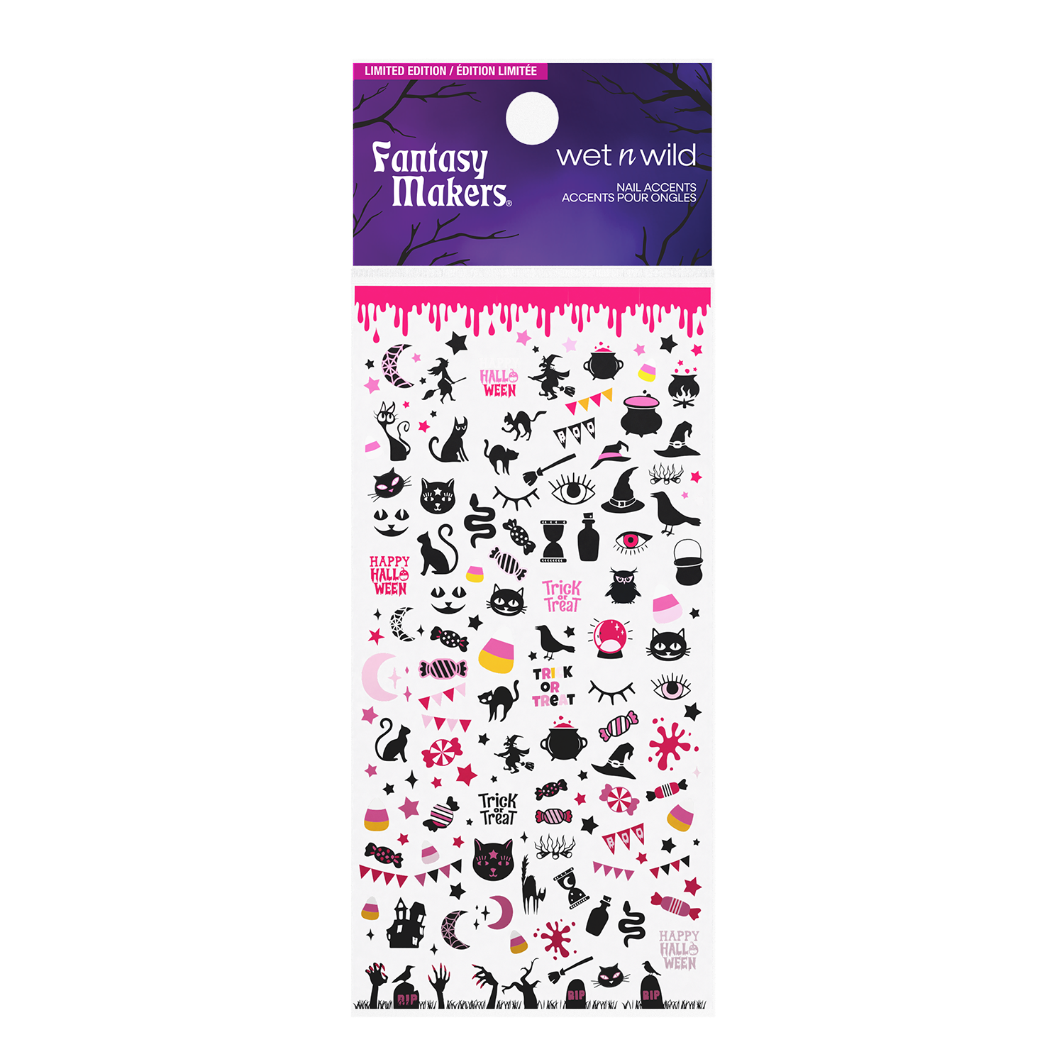 STICKERS PARA UÑAS TRICK ME TREAT ME FANTASY MAKERS - WET N WILD