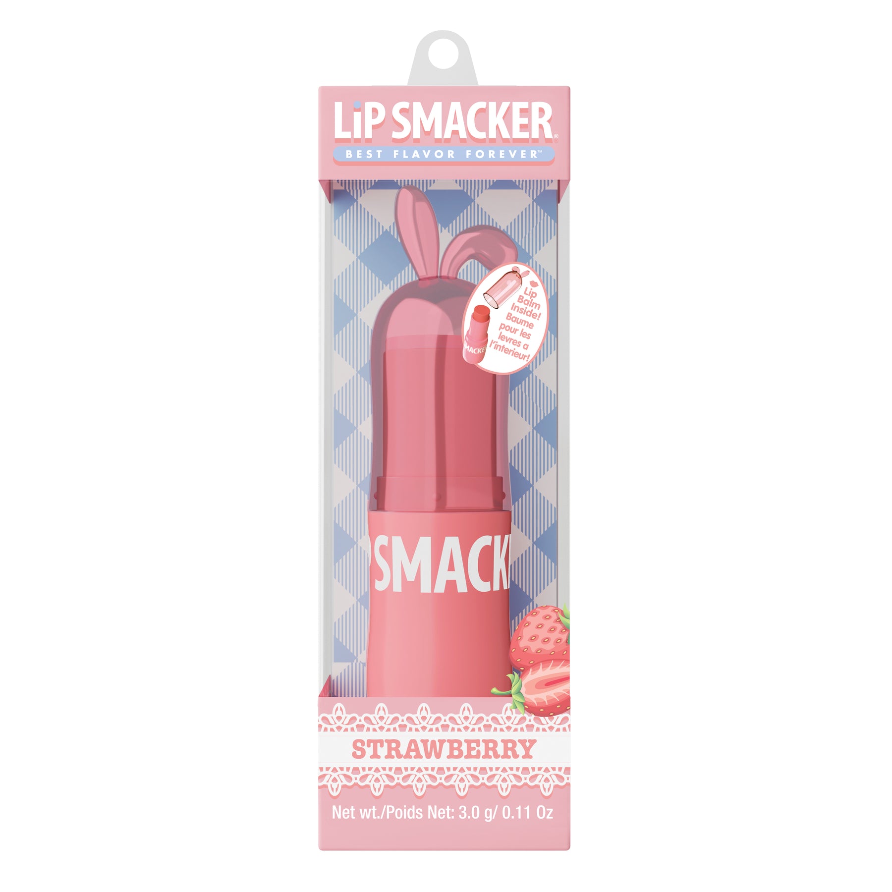 BUNNY LIP BALM STRAWBERRY - LIP SMACKER