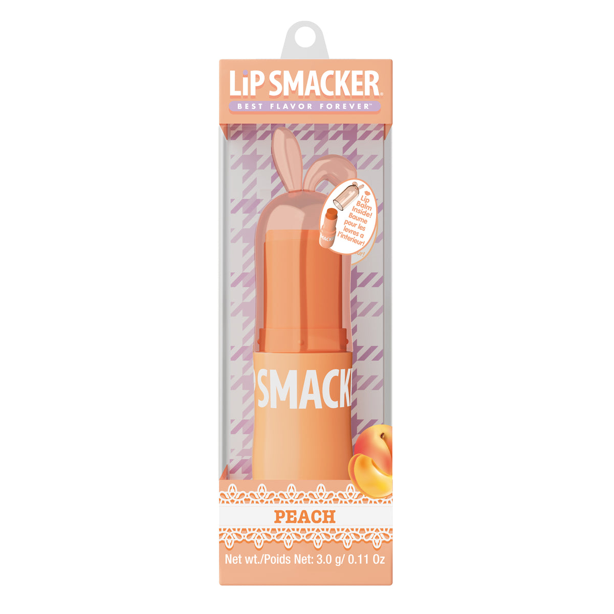 BUNNY LIP BALM PEACH - OUTLET LIP SMACKER