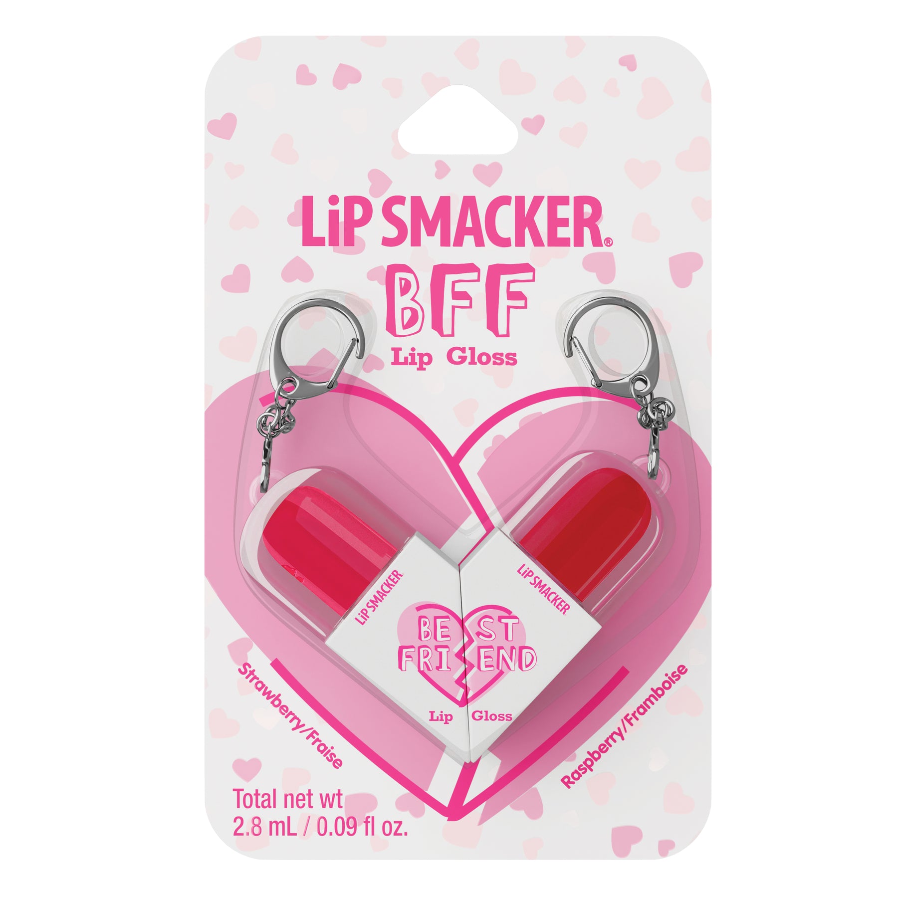BEST FRIEND LIP GLOSS STRAWBERRY AND RASPBERRY - OUTLET LIP SMACKER