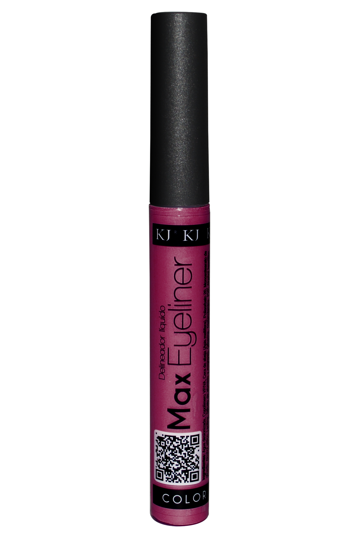 DELINEADOR LÍQUIDO MAXEYELINER 16 MATTE MAGENTA - KJ BEAUTY