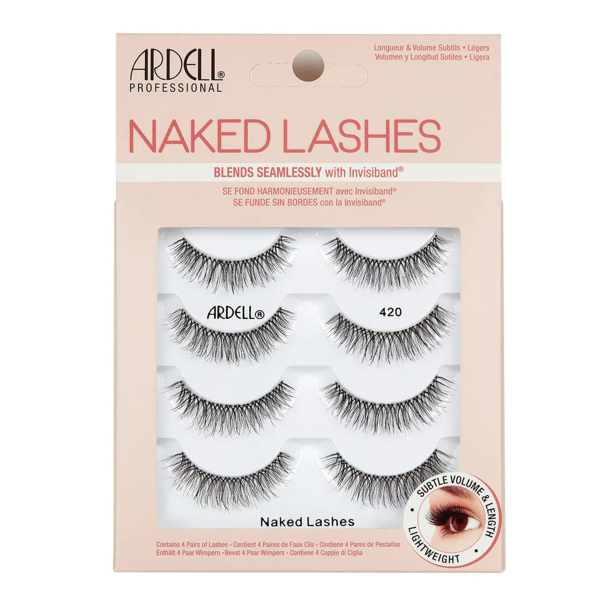 PESTAÑAS POSTIZAS NAKED LASHES MULTIPACK 424 - ARDELL