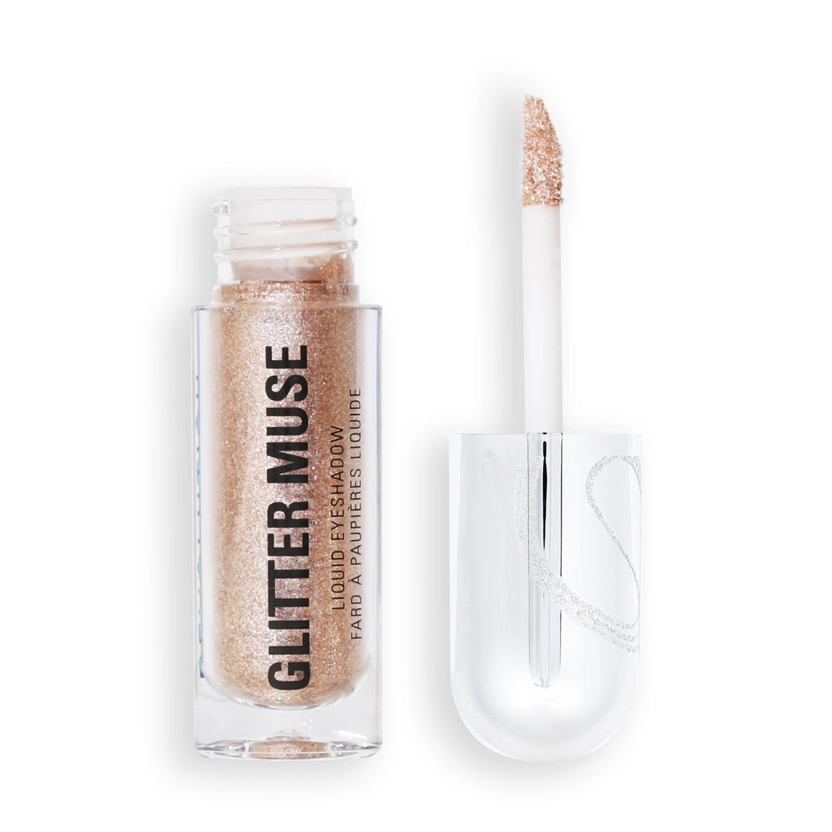 SOMBRA LÍQUIDA METALLIC MUSE GLITTER MUSE GOLD - OUTLET MAKE UP REVOLUTION