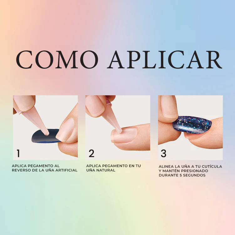 UÑAS POSTIZAS VOGUISH FANTASY NAILS RAINY NIGHT - KISS