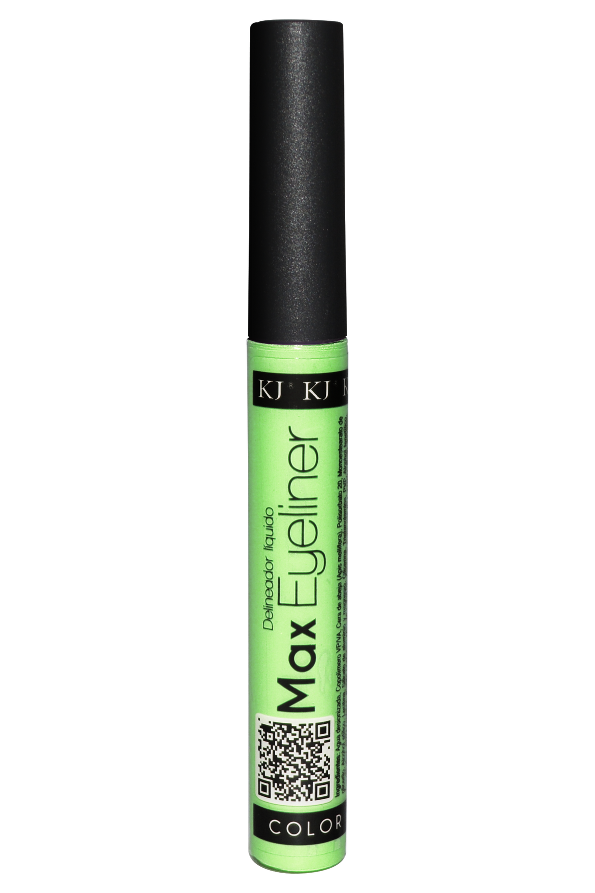 DELINEADOR LÍQUIDO MAXEYELINER 20 MATTE VERDE PISTACHE - KJ BEAUTY
