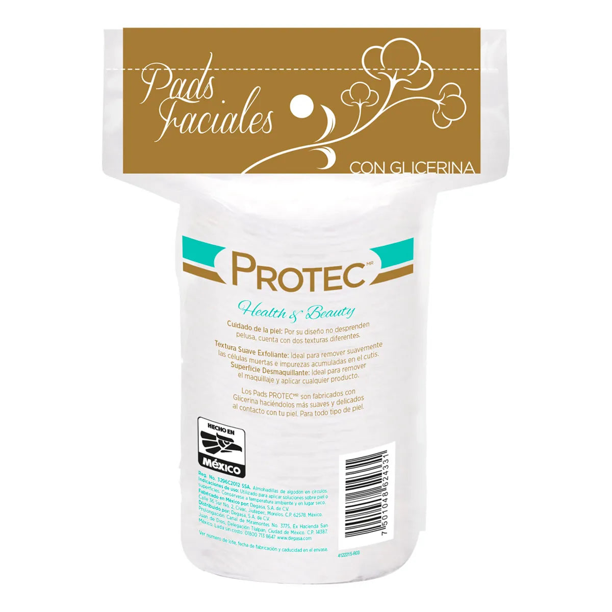 PADS DESMAQUILLANTES EXFOLIANTES 60 PADS - PROTEC