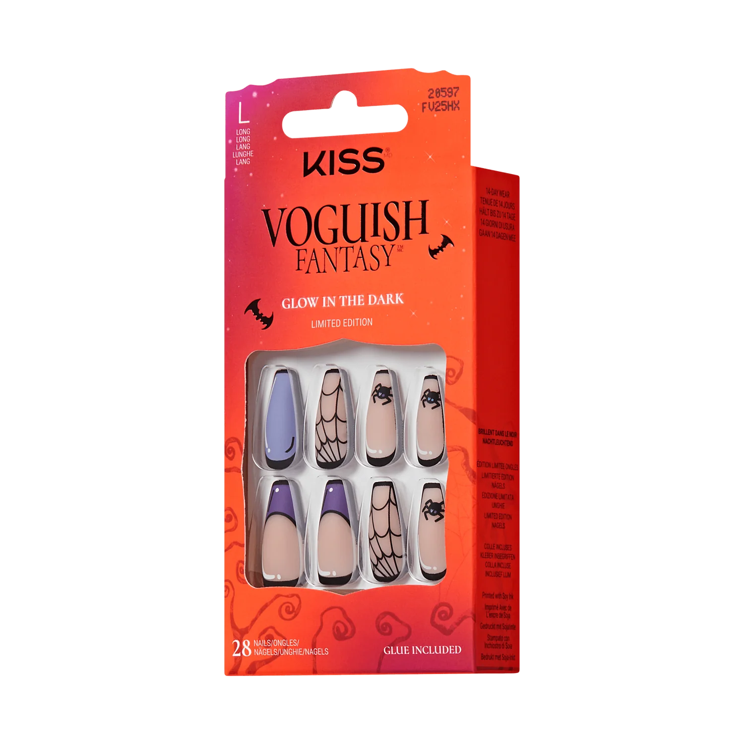 UÑAS POSTIZAS VOGUISH FANTASY NAILS MOONLIT MAGIC - KISS