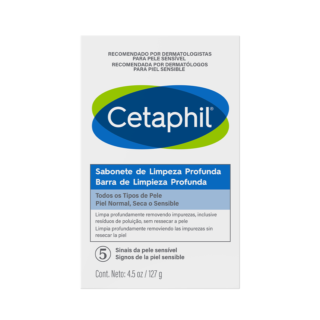 BARRA DERMOLIMPIADORA LIMPIEZA PROFUNDA 127G - OUTLET CETAPHIL