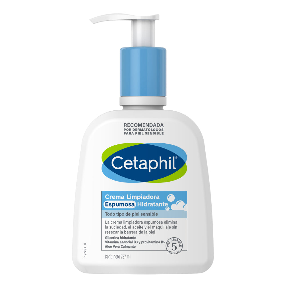 CREMA LIMPIADORA ESPUMOSA HIDRATANTE 237ML - OUTLET CETAPHIL