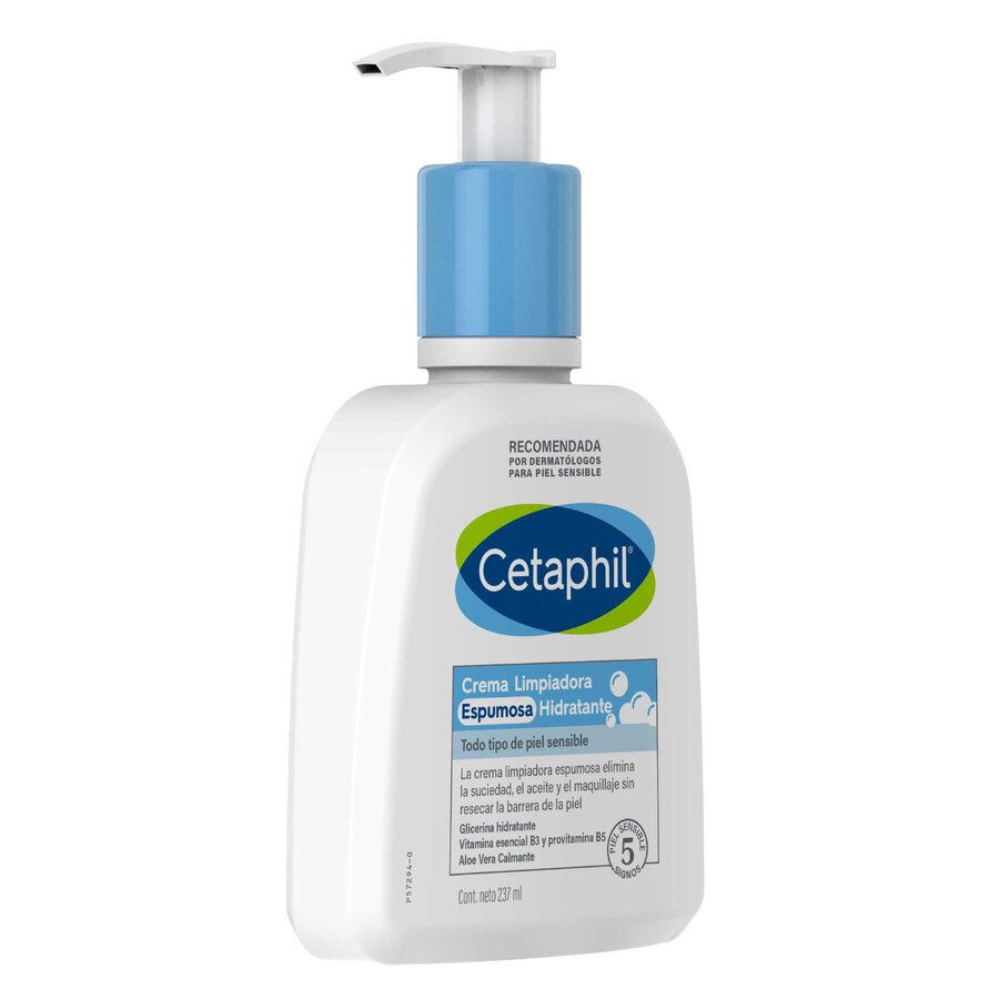 CREMA LIMPIADORA ESPUMOSA HIDRATANTE 237ML - OUTLET CETAPHIL