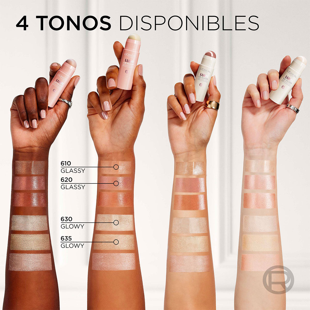 ILUMINADOR EN BARRA LUMI LE GLASS HIGHLIGHTER - LOREAL PARIS