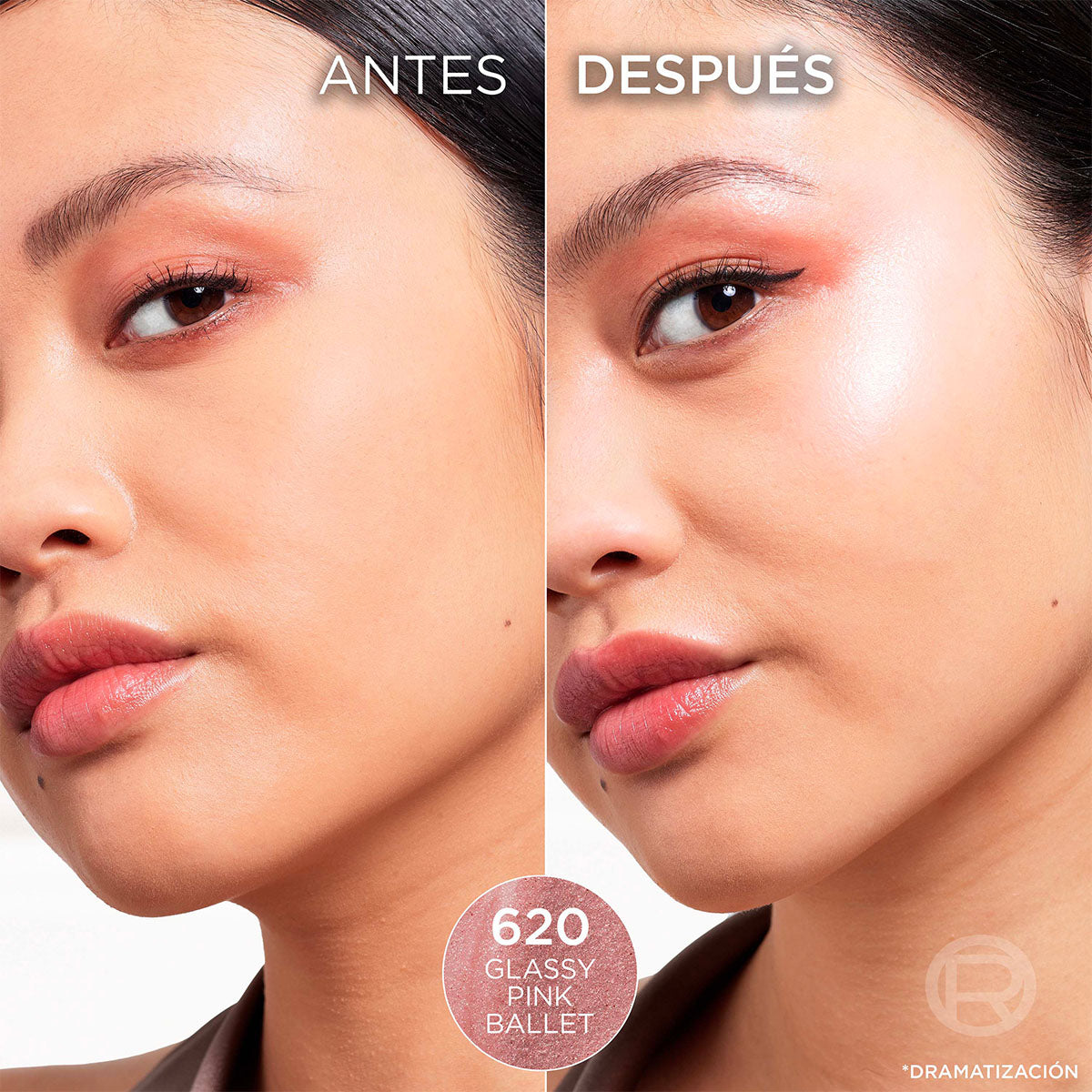 ILUMINADOR EN BARRA LUMI LE GLASS HIGHLIGHTER - LOREAL PARIS