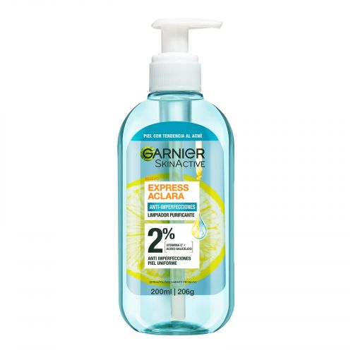 GEL LIMPIADOR FACIAL EXPRESS ACLARA - GARNIER SKIN ACTIVE