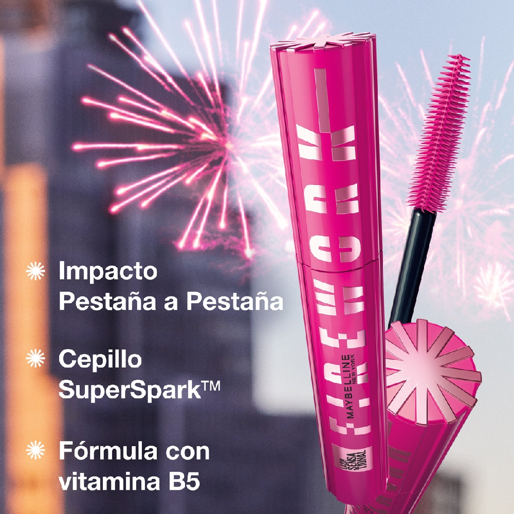 MASCARA DE PESTAÑAS LASH SENSATIONAL FIREWORK WATERPOOF - MAYBELLINE