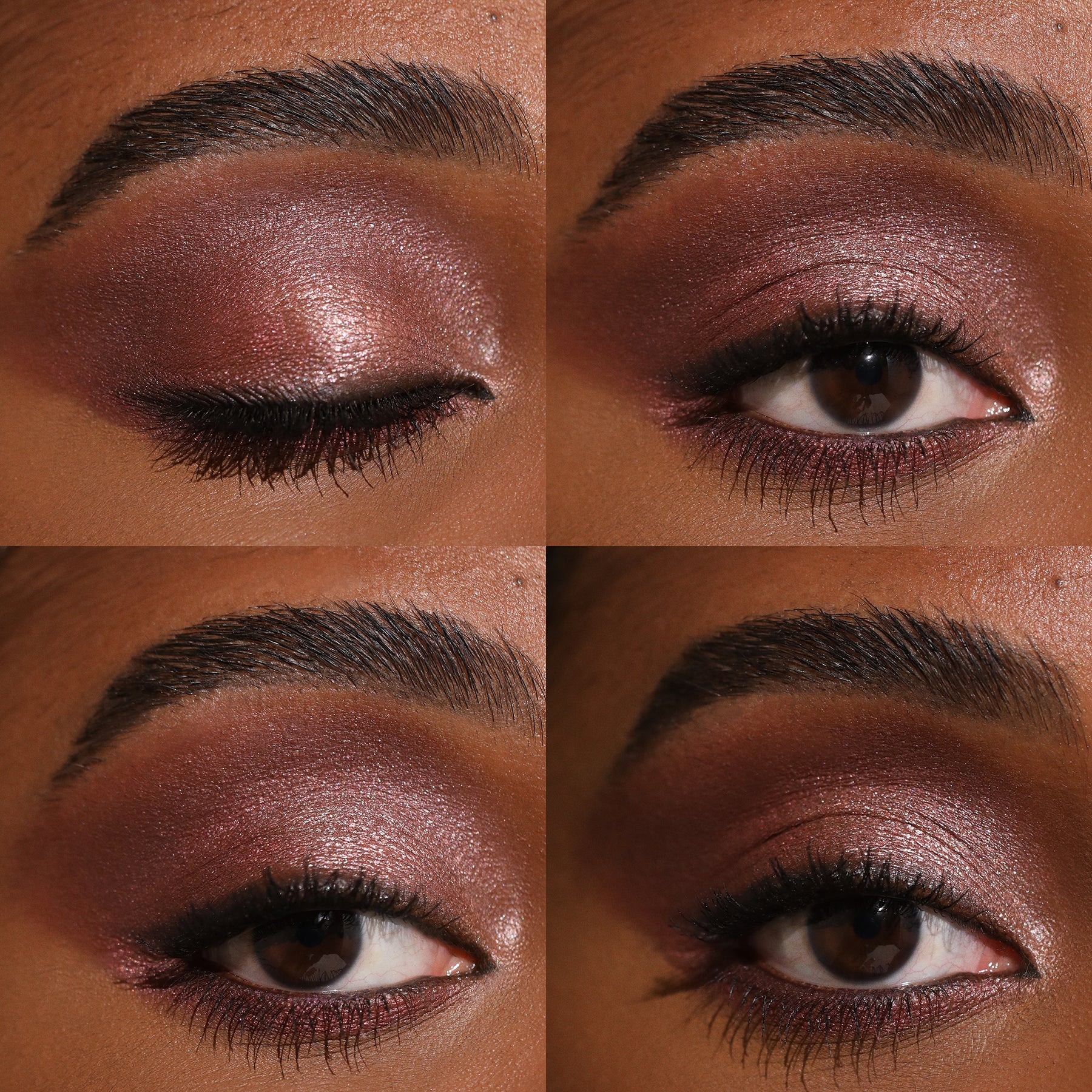 SOMBRAS GILDED MINI EYESHADOW QUADS THE WINE DOWN - MILANI