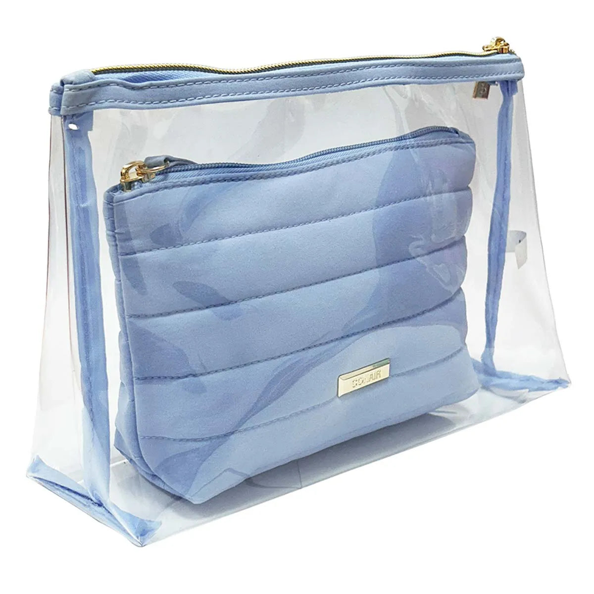 SET DE COSMETIQUERAS 2 PZAS AZUL CIELO - CONAIR