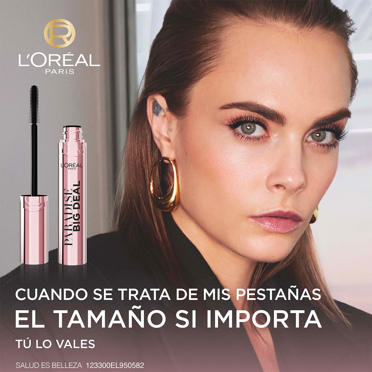 MASCARA DE PESTAÑAS PARADISE BIG DEAL BLACK WASHABLE - LOREAL PARIS