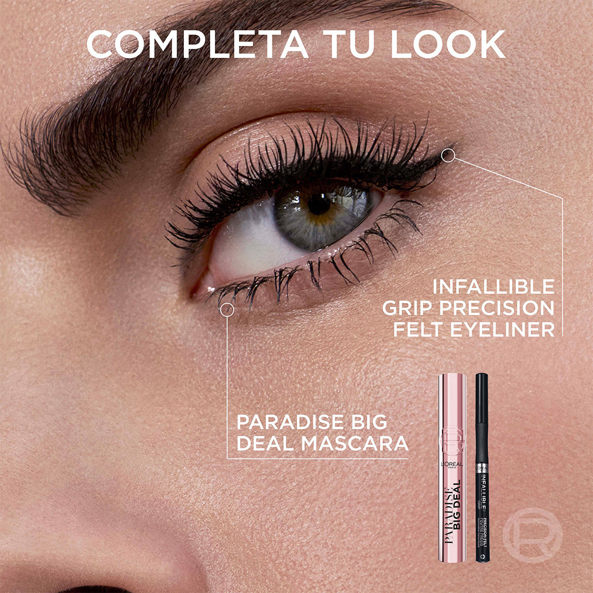 MASCARA DE PESTAÑAS PARADISE BIG DEAL BLACK WASHABLE - LOREAL PARIS