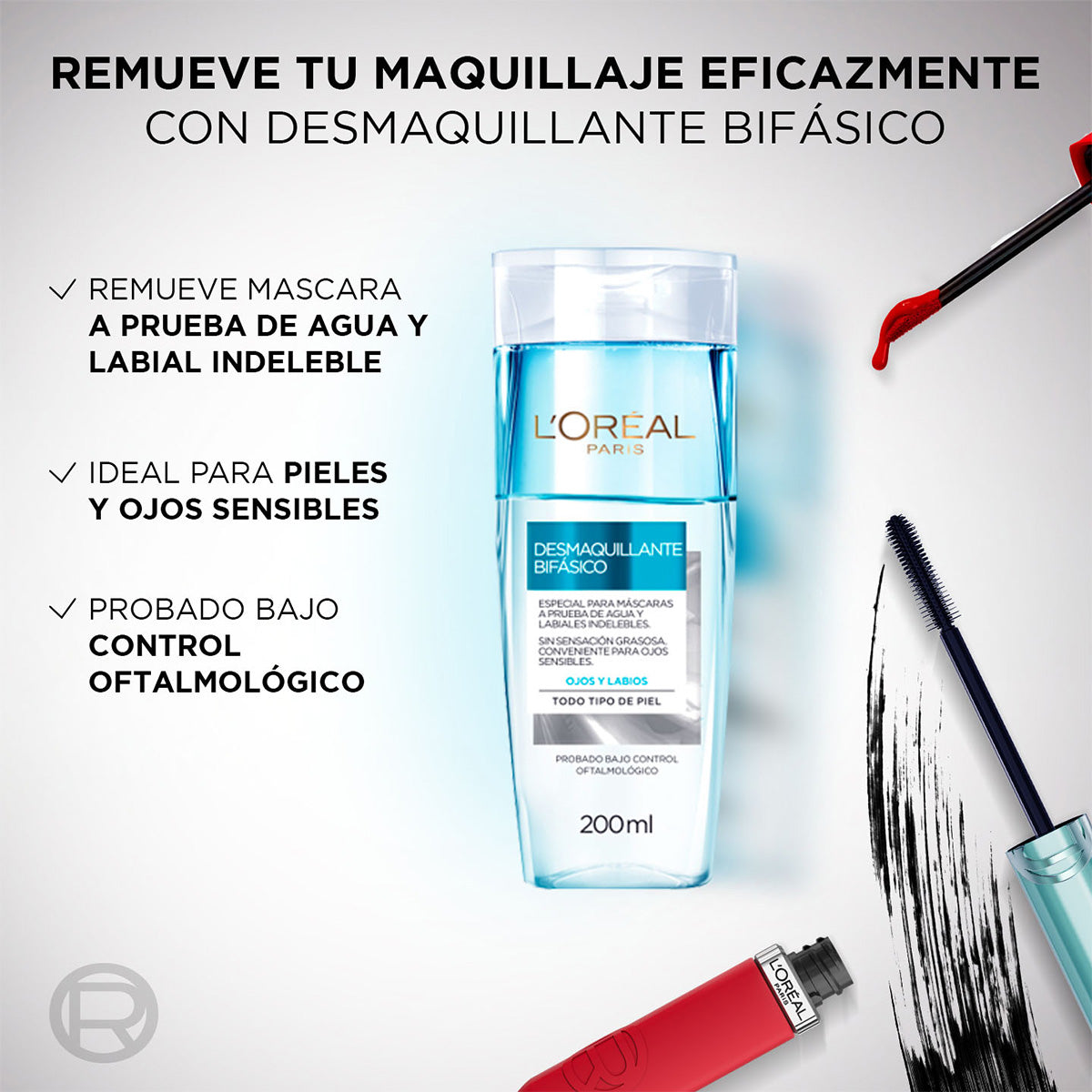 MASCARA DE PESTAÑAS PARADISE BIG DEAL BLACK WATERPROOF- LOREAL PARIS
