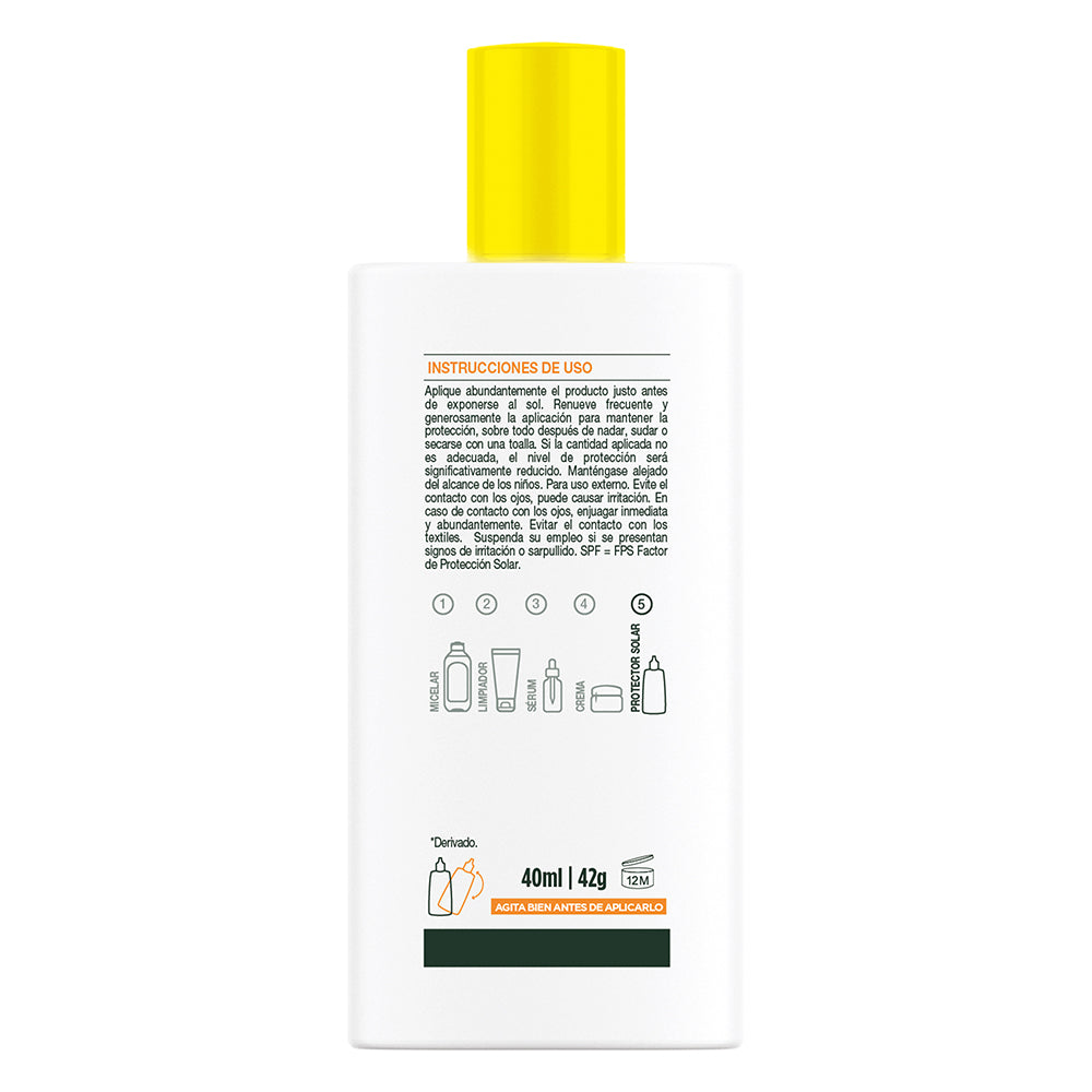 SUPER UV PROTECTOR SOLAR FACIAL FLUIDO ANTI OLEOSIDAD VITAMIN C - GARNIER SKIN ACTIVE