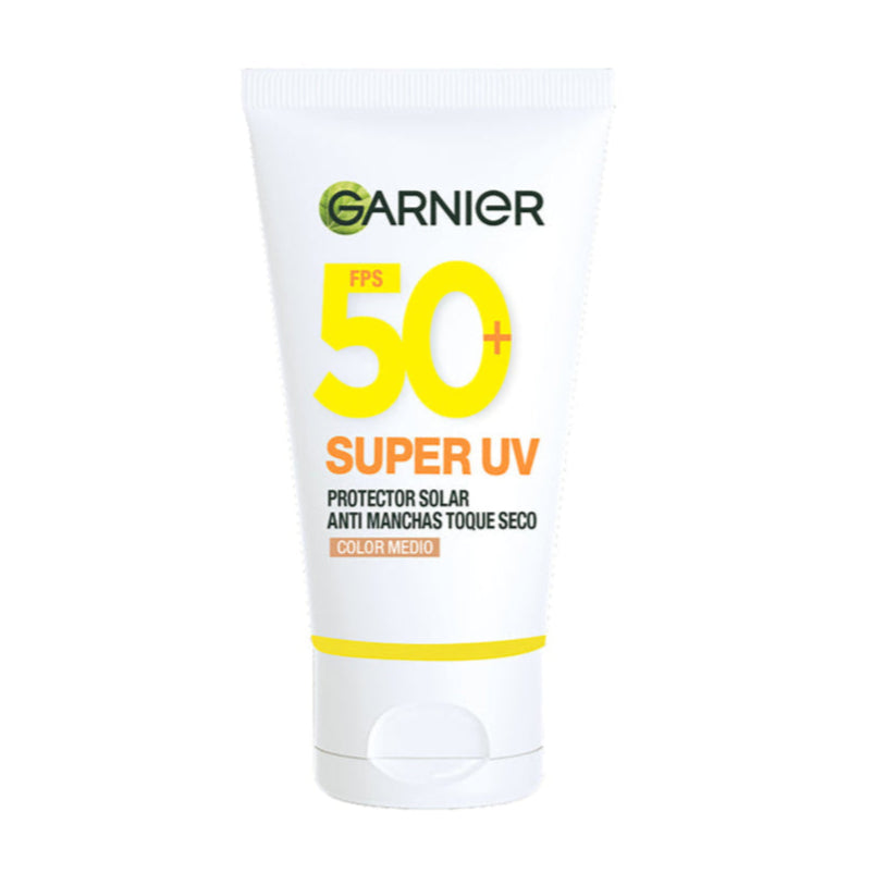 SUPER UV PROTECTOR SOLAR FACIAL TOQUE SECO TONO MEDIO VITAMIN C - GARNIER SKIN ACTIVE