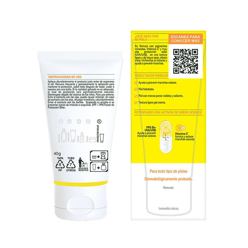 SUPER UV PROTECTOR SOLAR FACIAL TOQUE SECO VITAMIN C - GARNIER SKIN ACTIVE