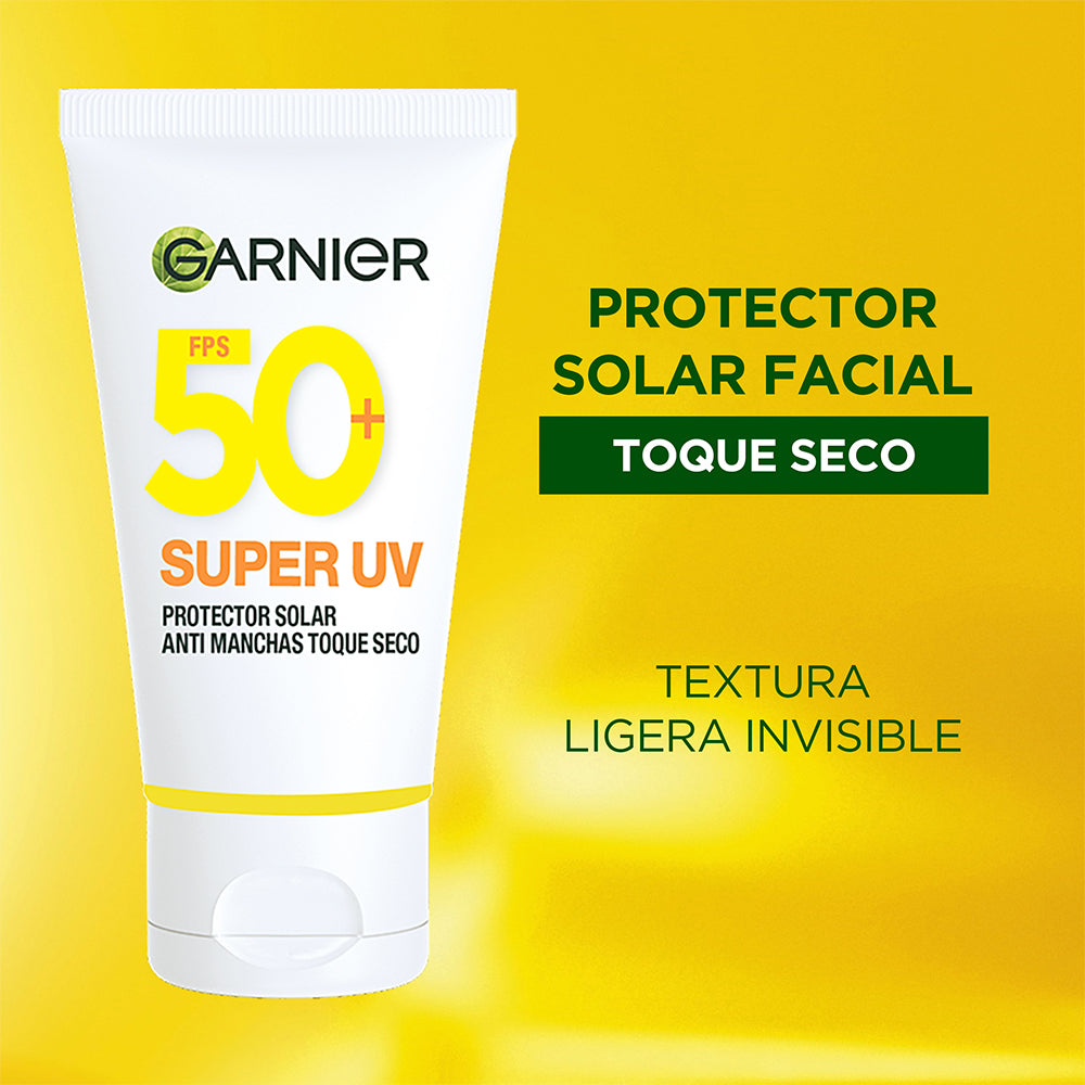 SUPER UV PROTECTOR SOLAR FACIAL TOQUE SECO VITAMIN C - GARNIER SKIN ACTIVE
