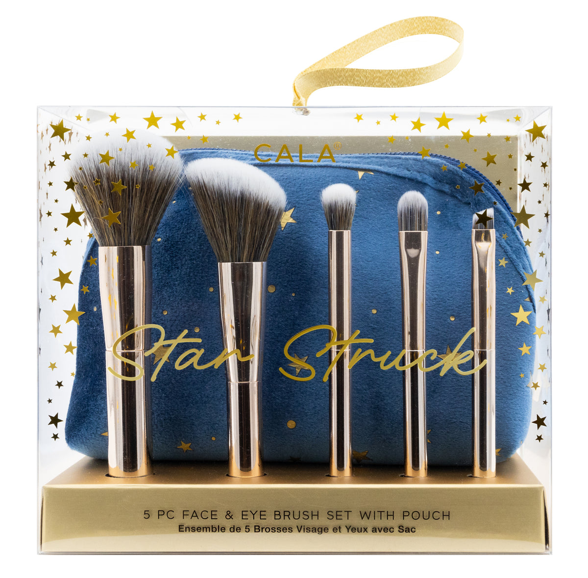 SET DE BROCHAS MINI CON COSMETIQUERA STAR STRUCK - OUTLET CALA