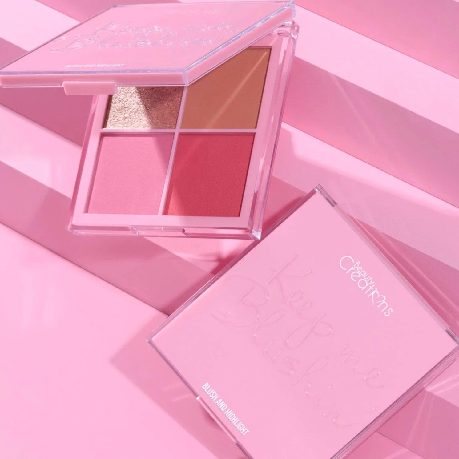 CUARTETO DE RUBORES KEEP ME BLUSHIN 4 EVER - BEAUTY CREATIONS