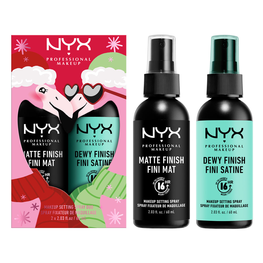 DUO FIJADOR DE MAQUILLAJE HOLIDAYS MATTE AND DEWY HOLIDAYS - OUTLET NYX PROFESSIONAL MAKEUP