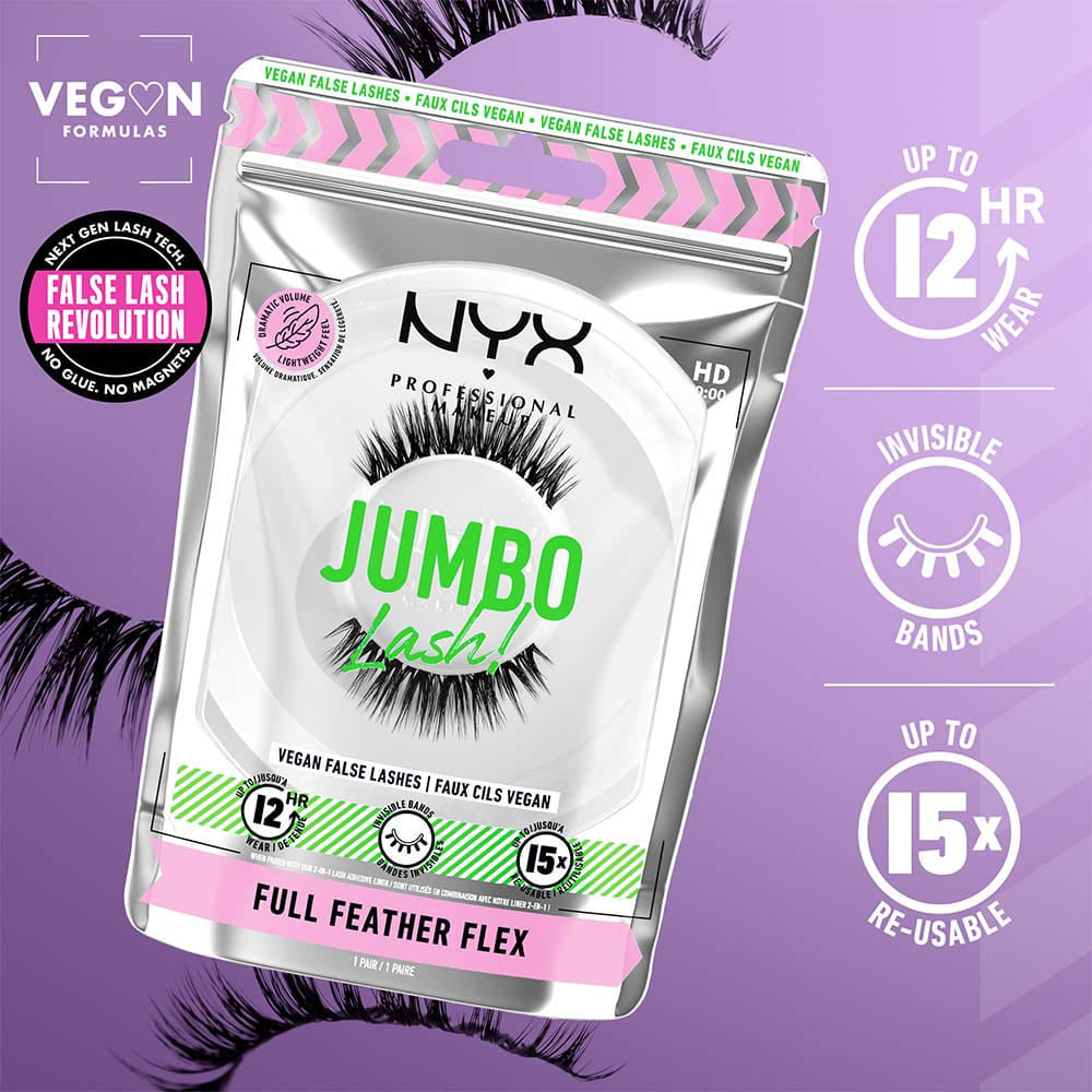 JUMBO LASH FULL FEATHER FLEX - OUTLET NYX PROFESSIONAL MAKEUP