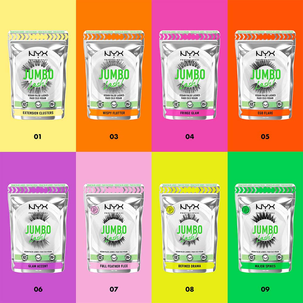 JUMBO LASH FULL FEATHER FLEX - OUTLET NYX PROFESSIONAL MAKEUP