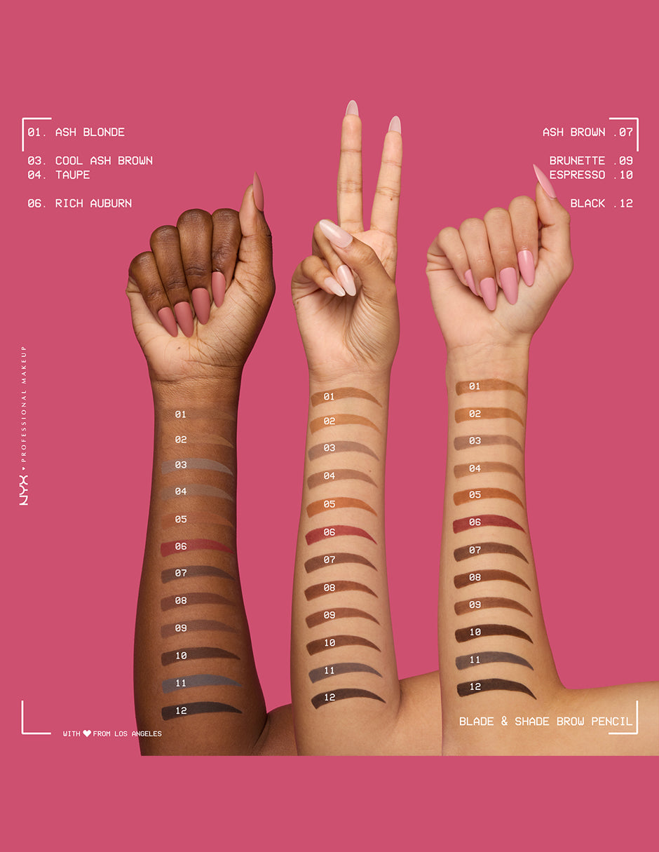LÁPIZ PARA CEJAS NANO BLADE & SHADE - NYX PROFESSIONAL MAKEUP