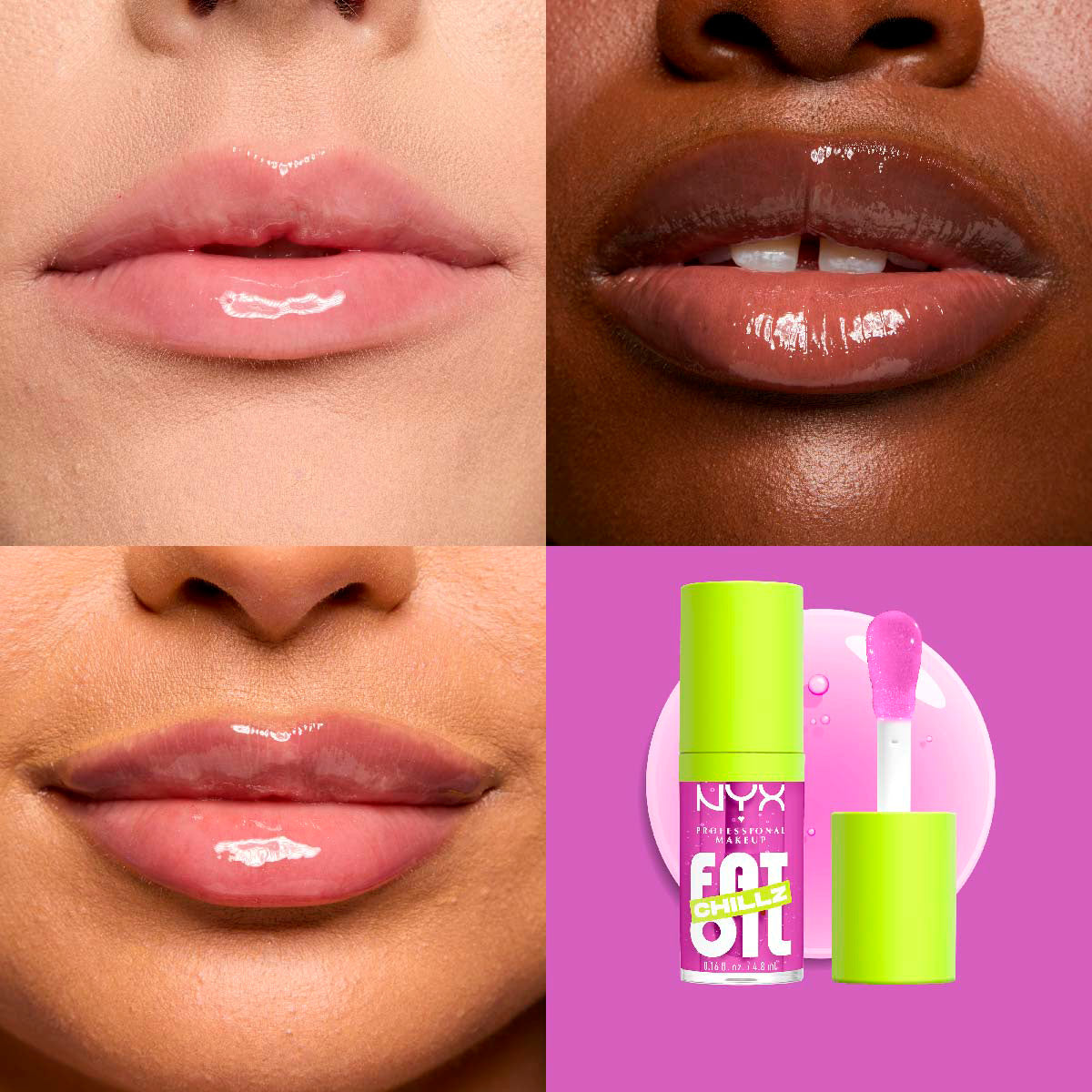 FAT OIL CHILLZ GLOSS - NYX PROFESSIONAL MAKEUP