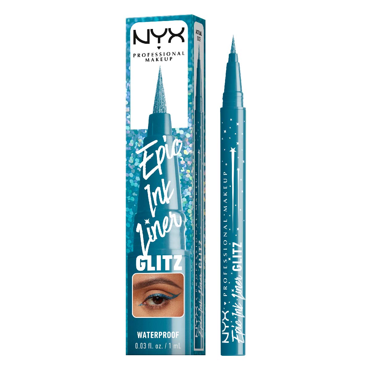 DELINEADOR PARA OJOS EPIC INK LINER GLITZ - NYX PROFESSIONAL MAKEUP