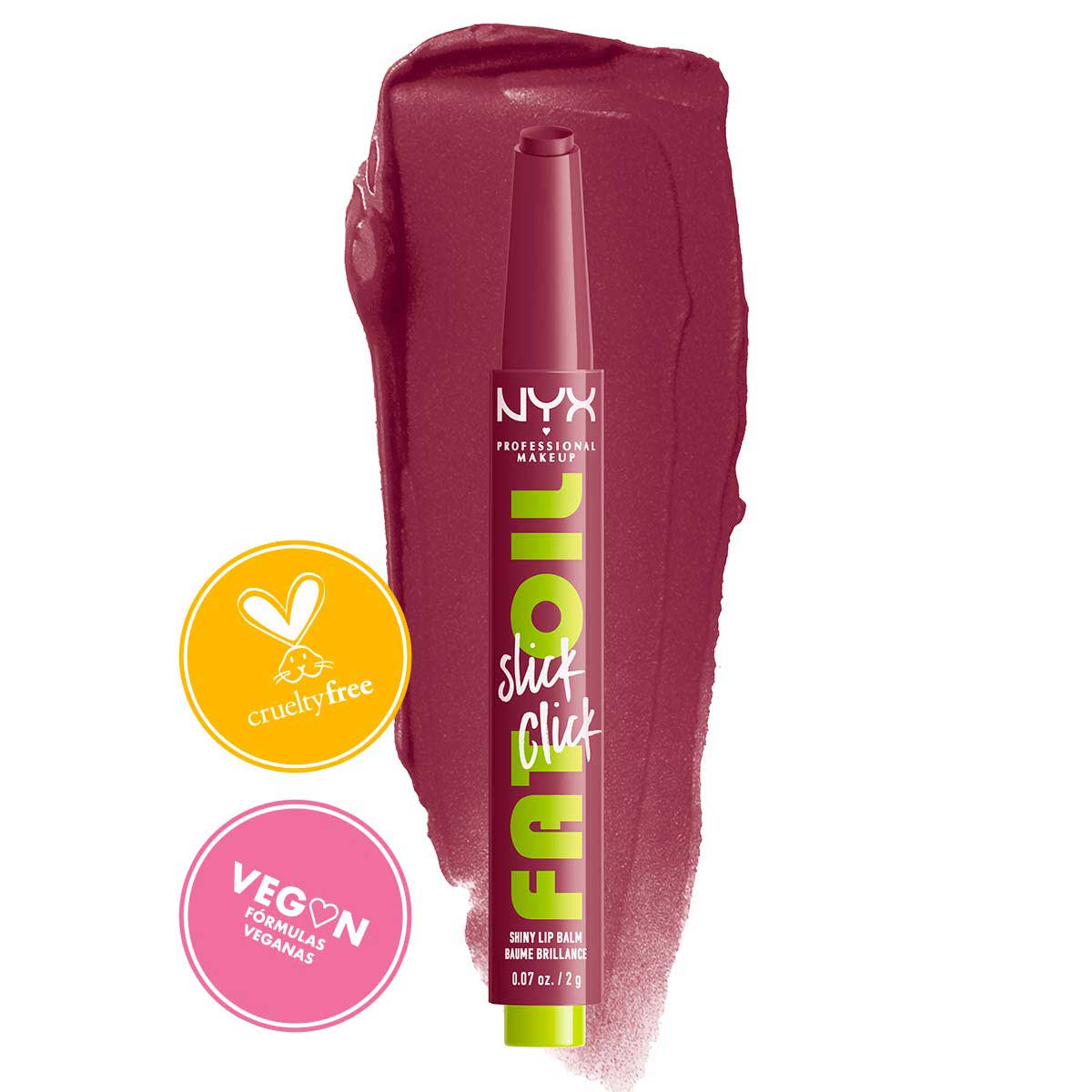 BÁLSAMO PARA LABIOS FAT OIL SLICK CLICK - NYX PROFESSIONAL MAKEUP
