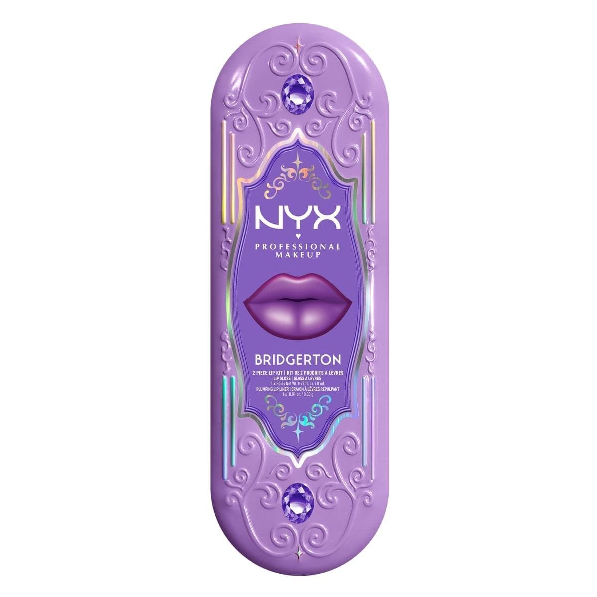 BRIDGERTON ROYAL TREASURES, KIT DE LABIOS 02 - NYX