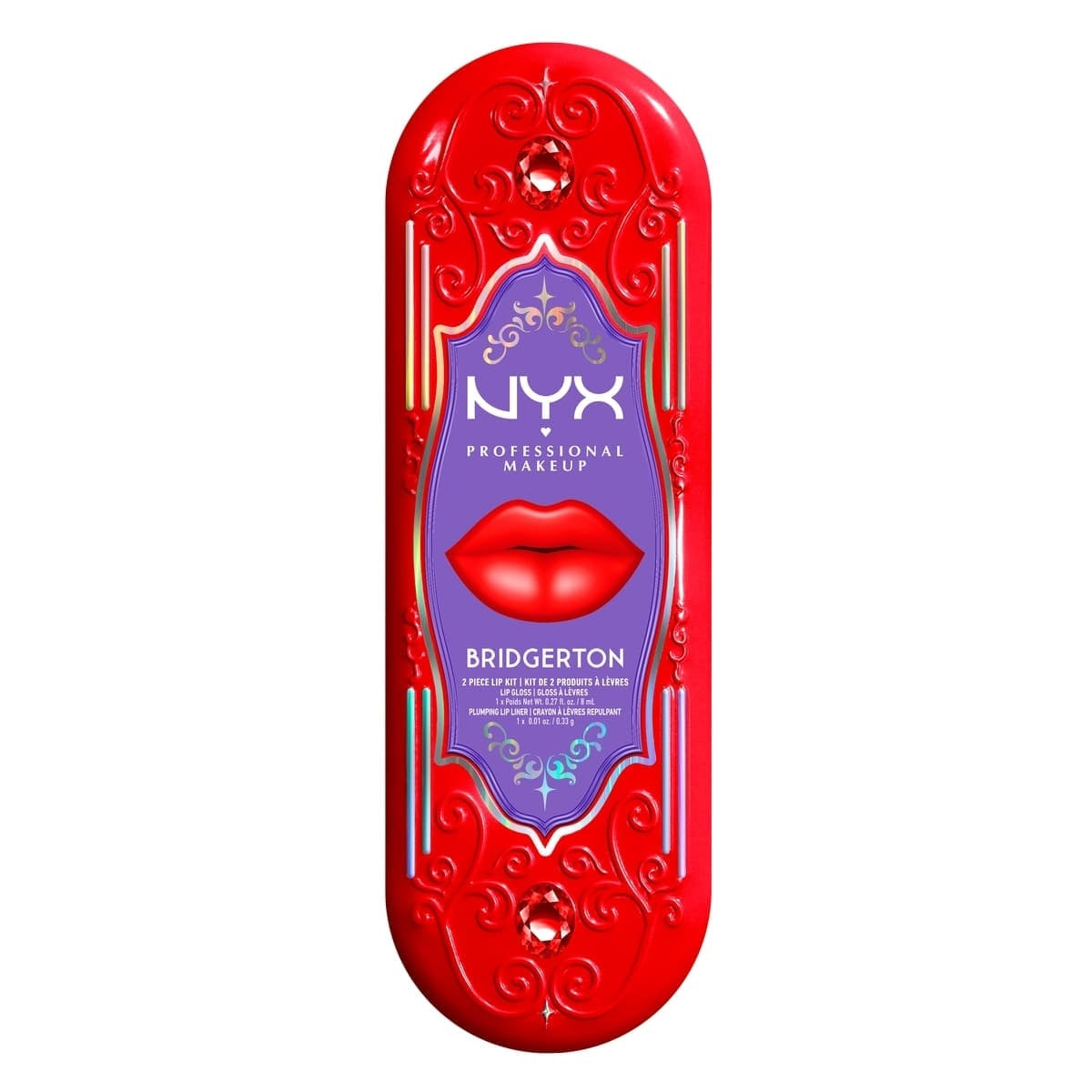 BRIDGERTON ROYAL TREASURES, KIT DE LABIOS 04 - NYX