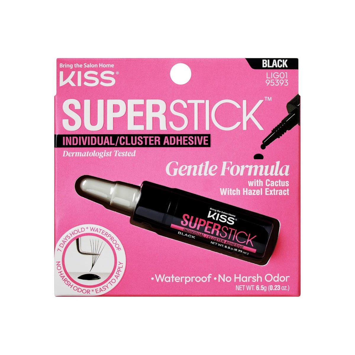 ADHESIVO PARA PESTAÑAS EXTENDED WEAR BLACK - KISS