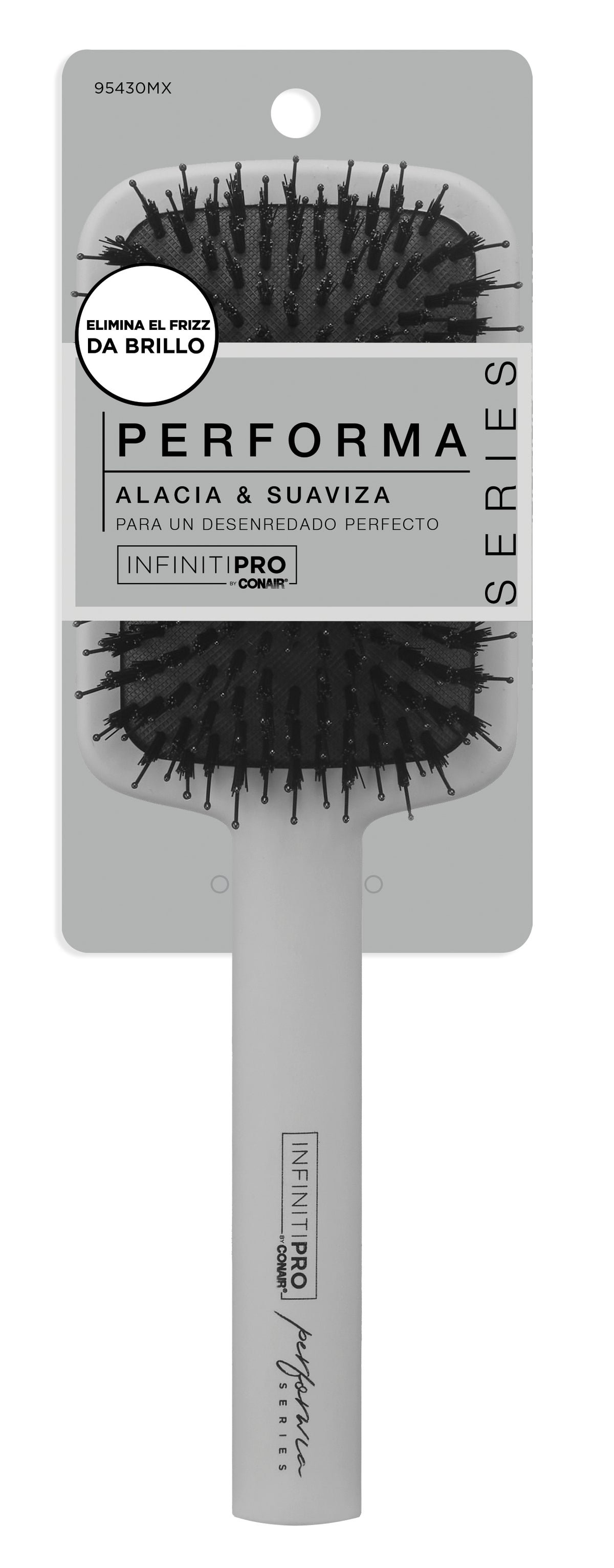 CEPILLO DE PALA CUADRADO PERFORMA GRIS - OUTLET CONAIR