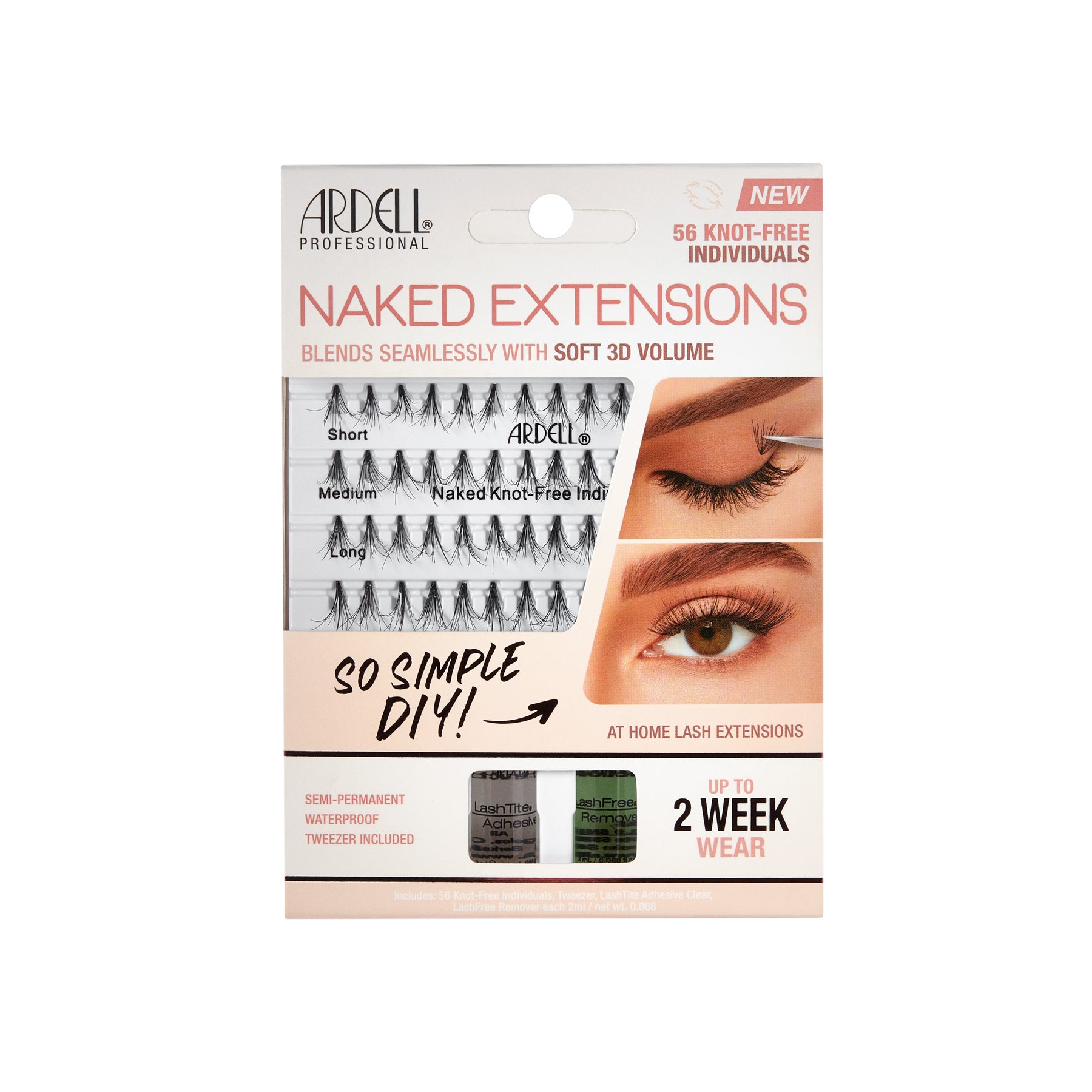EXTENSIONES DE PESTAÑAS DIY NAKED - ARDELL