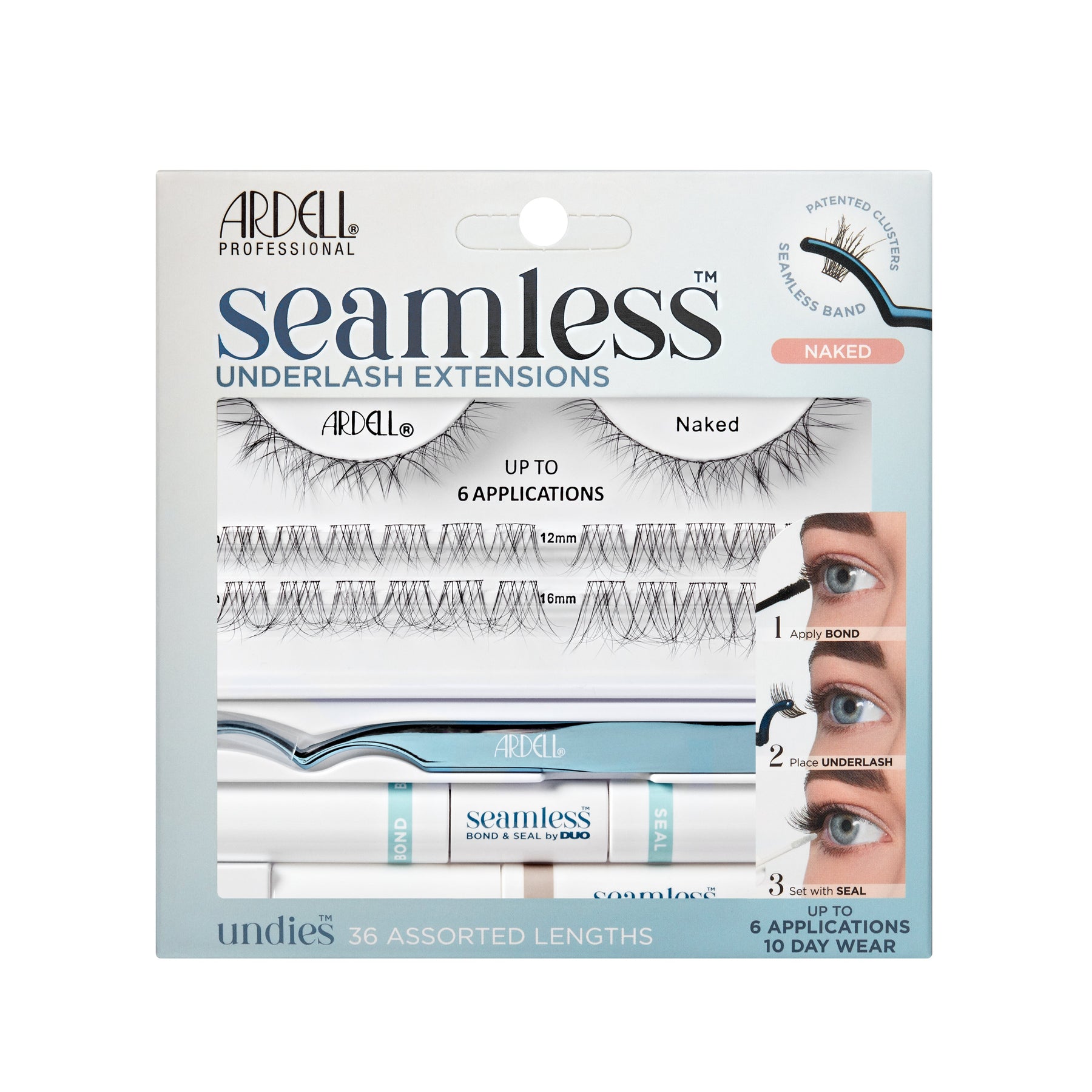 EXTENSIONES DE PESTAÑAS SEAMLESS KIT NAKED - ARDELL