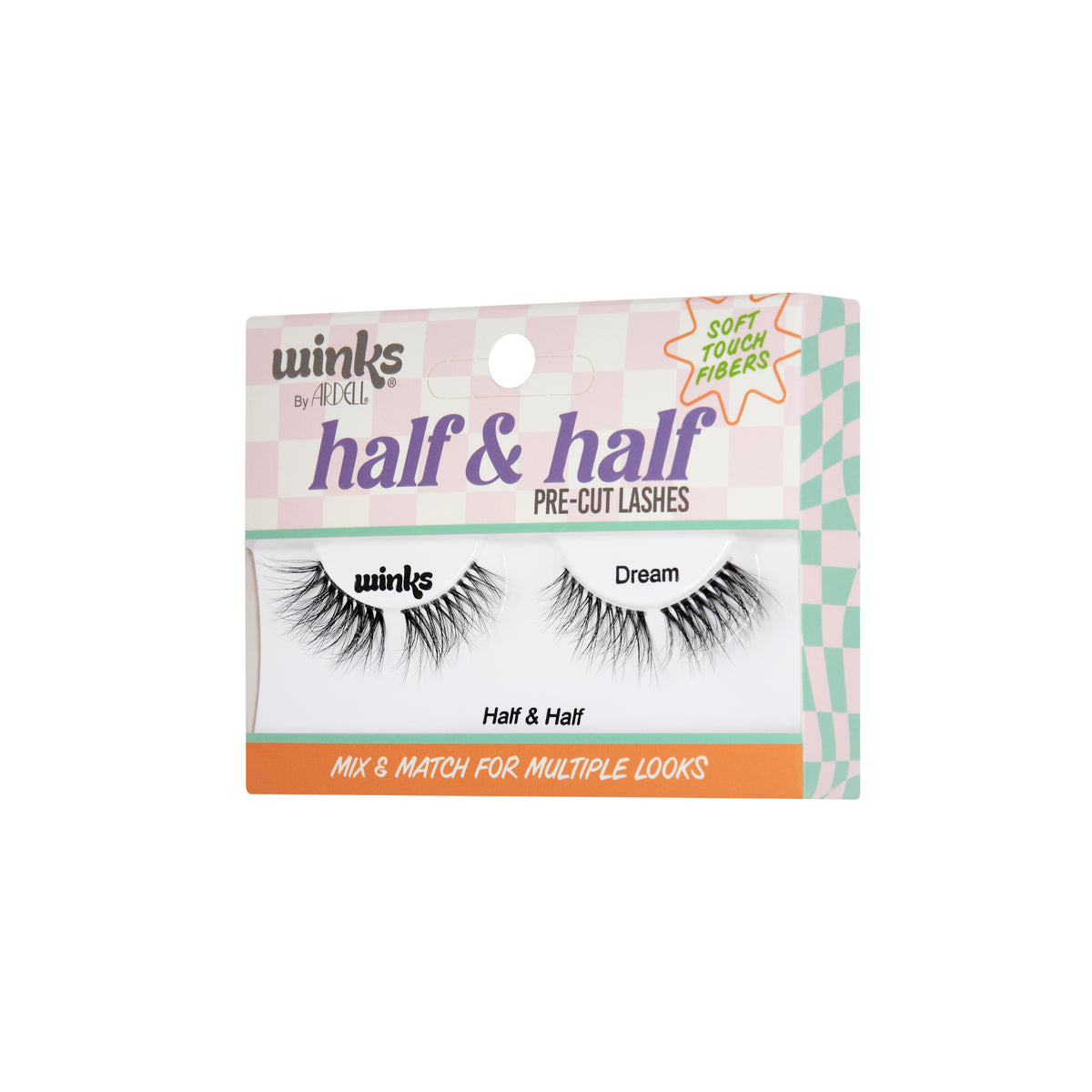 PESTAÑAS POSTIZAS PRE CORTADAS WINKS HALF AND HALF DREAM - ARDELL